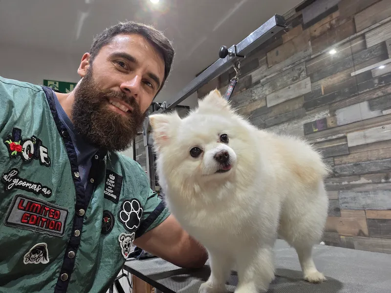 Gaëtan, toiletteur canin - Toutou Barbu